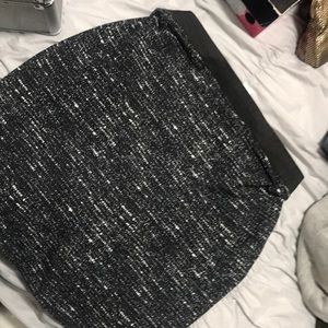 Black and white skirt